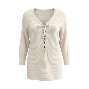 Anthropologie Kaisely Laced Up Sweater